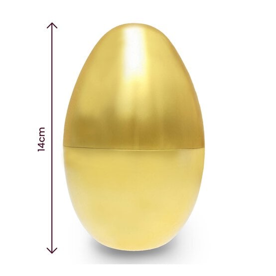 Gold Fillable Egg 14cm image number 4