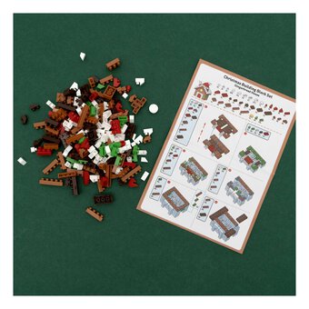 Gingerbread House Building Blocks Set 