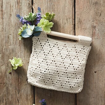 How to Make a Organic Cotton Crochet Bag
