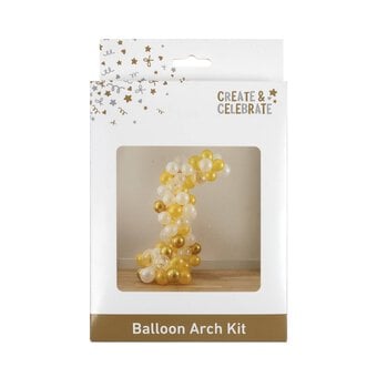 Create & Celebrate Gold Balloon Arch Kit