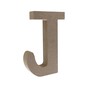 MDF Wooden Letter J 13cm image number 1