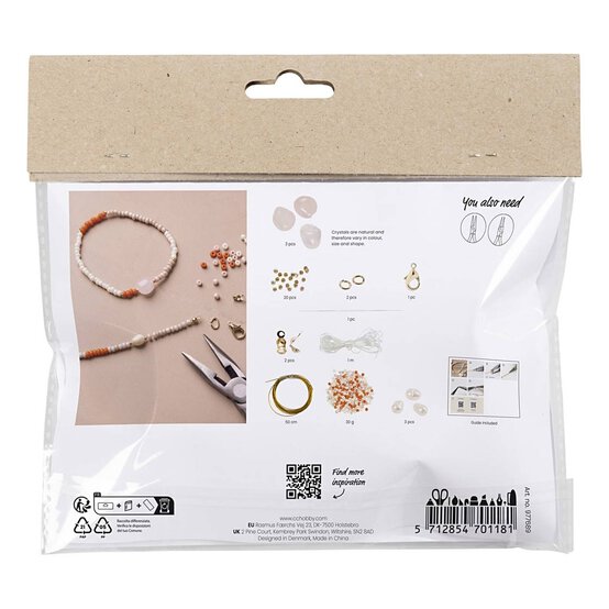 Rose Quartz Jewellery Mini Craft Kit image number 2