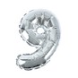 Silver Foil Number 9 Balloon image number 1