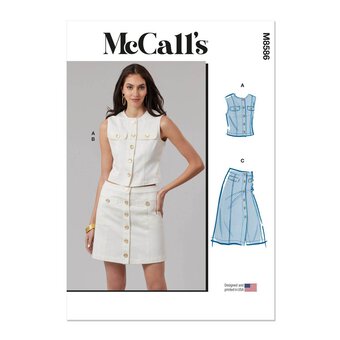 McCall's Women's Top and Skirt  Sewing Pattern M8586 (Y5 18-26)