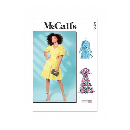McCall's Women's Dress Sewing Pattern M8361 (W2 20W-28W) image number 1