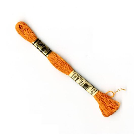 DMC Yellow Mouline Special 25 Cotton Thread 8m (3853) image number 1