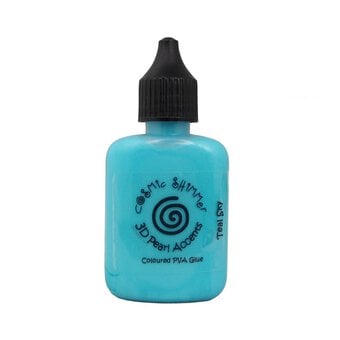 Cosmic Shimmer Teal Sky 3D Pearl Accents PVA Glue 30ml