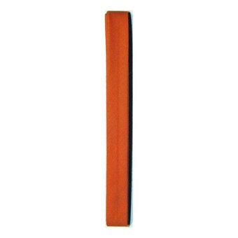 Orange Poly Cotton Bias Binding 12mm x 2.5m