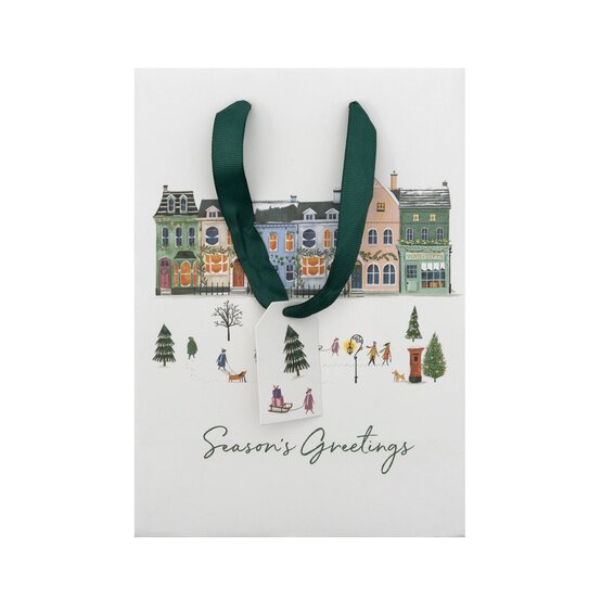 Christmas Town Gift Bag 17cm x 24cm image number 2