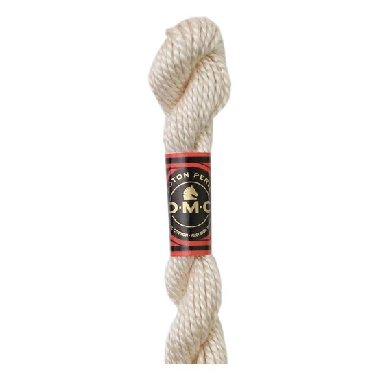 DMC Cream Pearl Cotton Thread Size 3 15m (712) image number 1