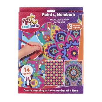 Mandalas and Patterns 3-in-1 Paint by Numbers