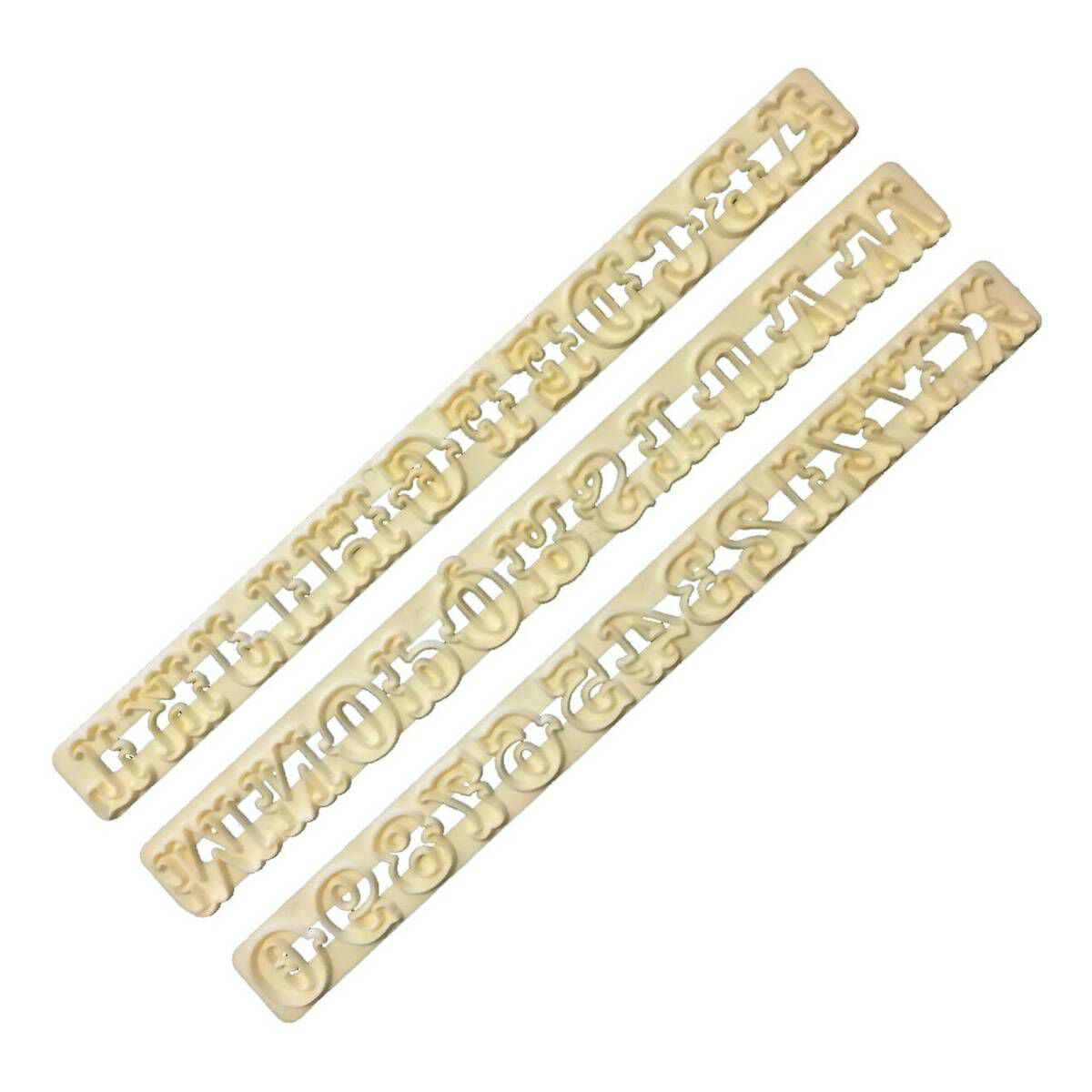 FMM Carnival Alphabet and Number Cutters 3 Pieces Hobbycraft