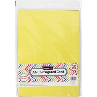 Corrugated Coloured Paper A4 10 Pack image number 3