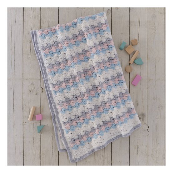 Knitcraft Crochet Catherine Wheel Blanket Digital Pattern 0337 image number 1