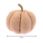 Orange Cotton Striped Pumpkin 17cm image number 4