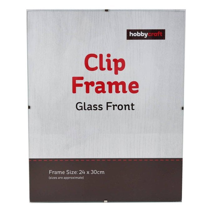 Glass Clip Frame 24cm x 30cm image number 1