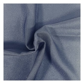 Navy Polyester Bi-Stretch Fabric by the Metre
