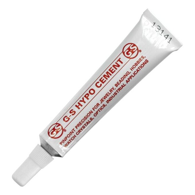 G-S Hypo Cement Craft Glue Watch Crystal Jewelry Adhesive 1/3 oz
