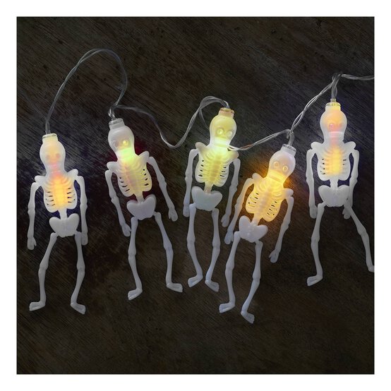 LED Hanging Skeleton Lights 1.5m image number 1