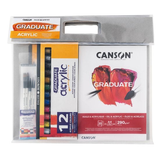 Daler-Rowney Graduate Acrylic Set A3 image number 1