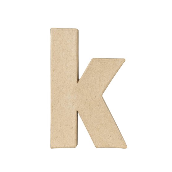 Lowercase Mini Mache Letter K image number 4