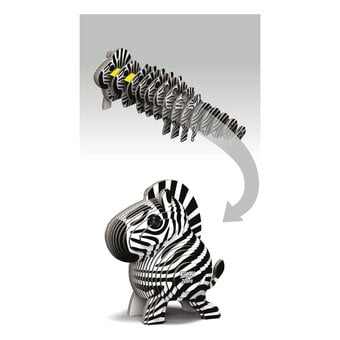 Eugy 3D Zebra Model image number 2