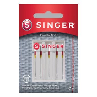 Singer Machine Needles Size 80 5 Pack