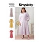 Simplicity Button Front Dress Sewing Pattern S9260 (20-28) image number 1