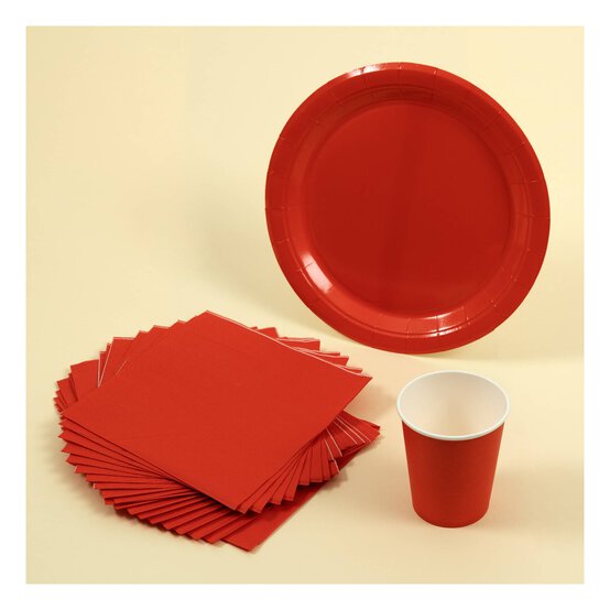 Classic Red Paper Cups 8 Pack image number 2