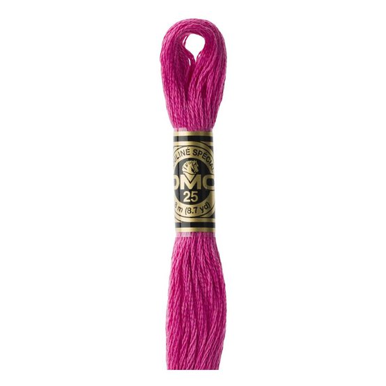 DMC Pink Mouline Special 25 Cotton Thread 8m (3805) image number 1