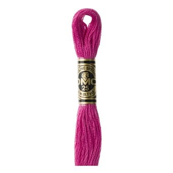 DMC Pink Mouline Special 25 Cotton Thread 8m (3805)