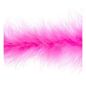 Pink Luxury Marabou Trim by the Metre