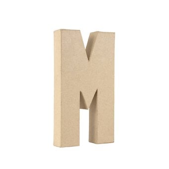Mache Letter M 20cm