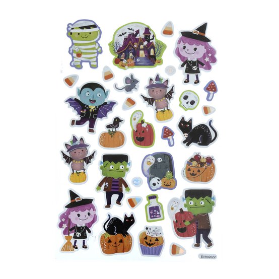 Halloween Character Foam Stickers image number 1