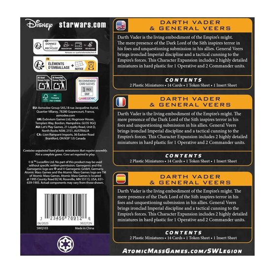 Star Wars: Legion Darth Vader & General Veers image number 4