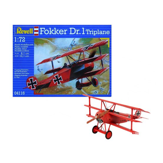 Revell Fokker Dr. 1 Triplane Model Kit 1:72 image number 1