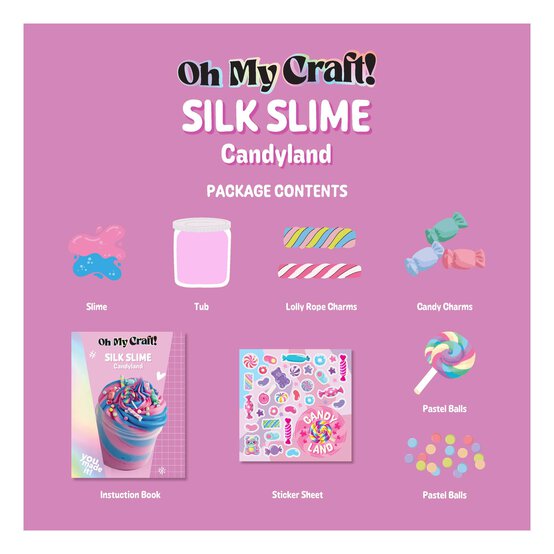 Oh My Craft! Candyland Silk Slime Kit image number 4