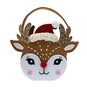 Reindeer Felt Bucket image number 2