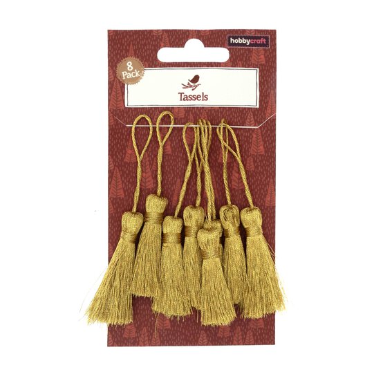 Gold Tassels 8 Pack image number 4
