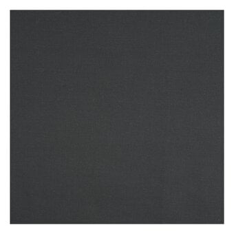 Charcoal Organic Premium Cotton Fabric by the Metre image number 2