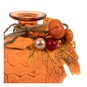 Orange Pumpkin Glass Vase 12cm  image number 2