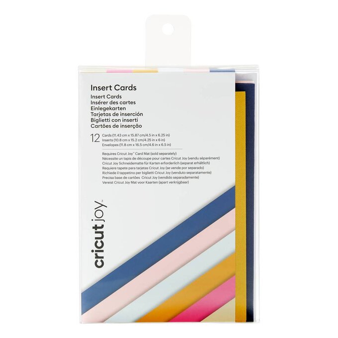 Cricut Joy Sensei Insert Cards 4.5 x 6.25 Inches 12 Pack image number 1