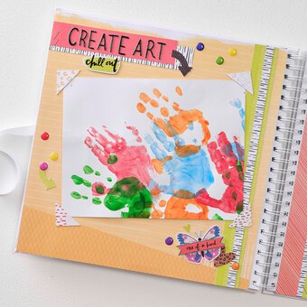 How to Make a Children's Artwork Scrapbook