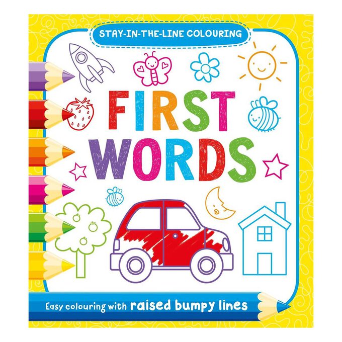 First Words Bumpy Colouring Book image number 1