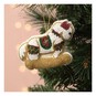 Hanging Beaded Rocking Horse Decoration 11cm image number 1