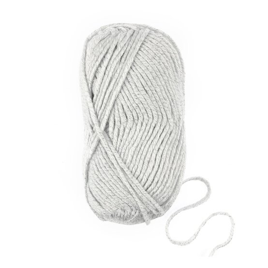 Knitcraft Silver Shine Bright Chunky Yarn 100g  image number 3
