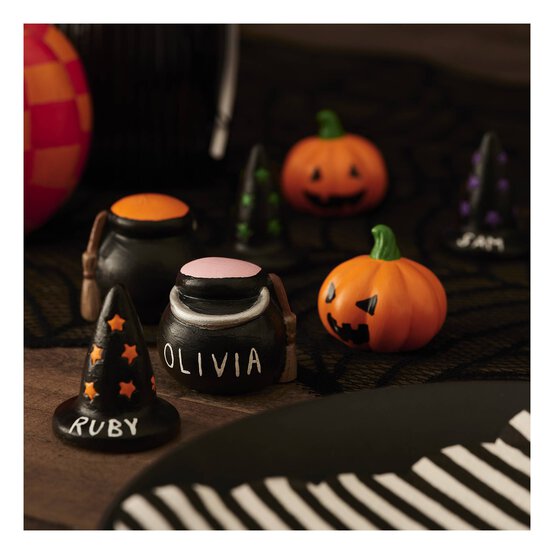 Ceramic Witch Cauldrons 4 Pack  image number 2