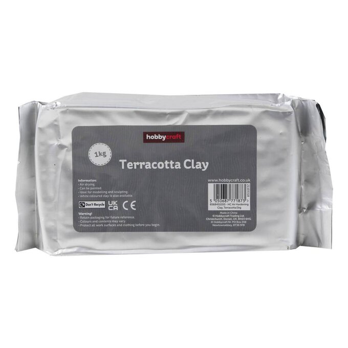 Terracotta Air Drying Clay 1kg image number 1