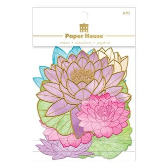 Paper House Lotus Die-Cuts 24 Pieces