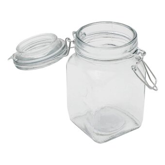 Clear Clip-Top Glass Jar 250ml